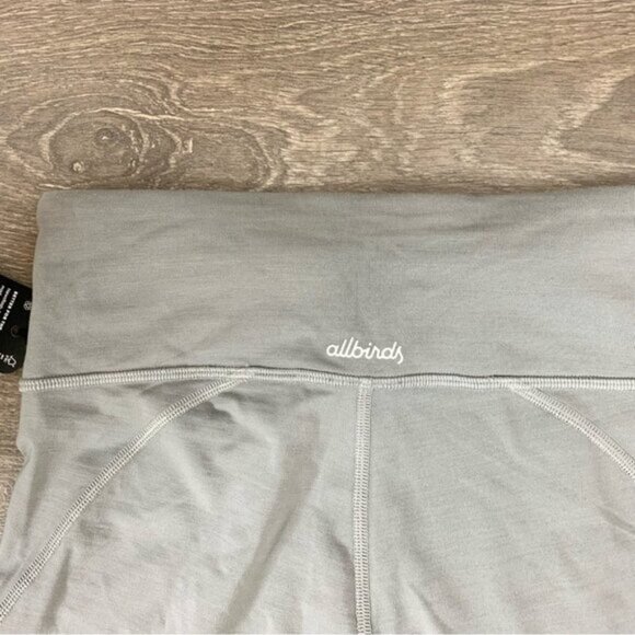 Allbirds Natural Leggings Midrise Compressive Skinny ankle Tights Gray Gust Sz S - Picture 14 of 16
